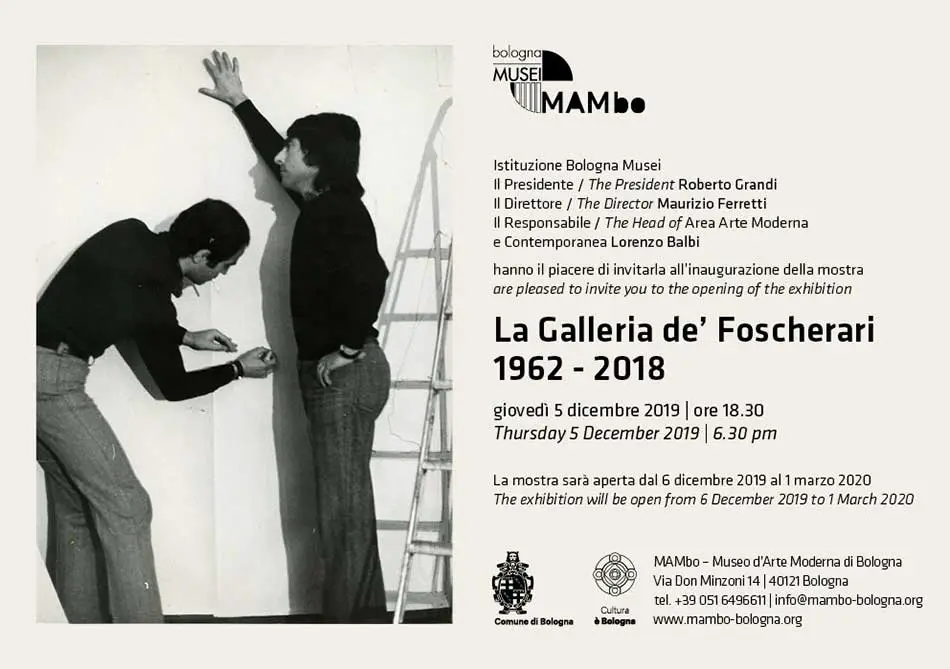 Mostra La Galleria de' Foscherari 1962 - 2018 Bologna